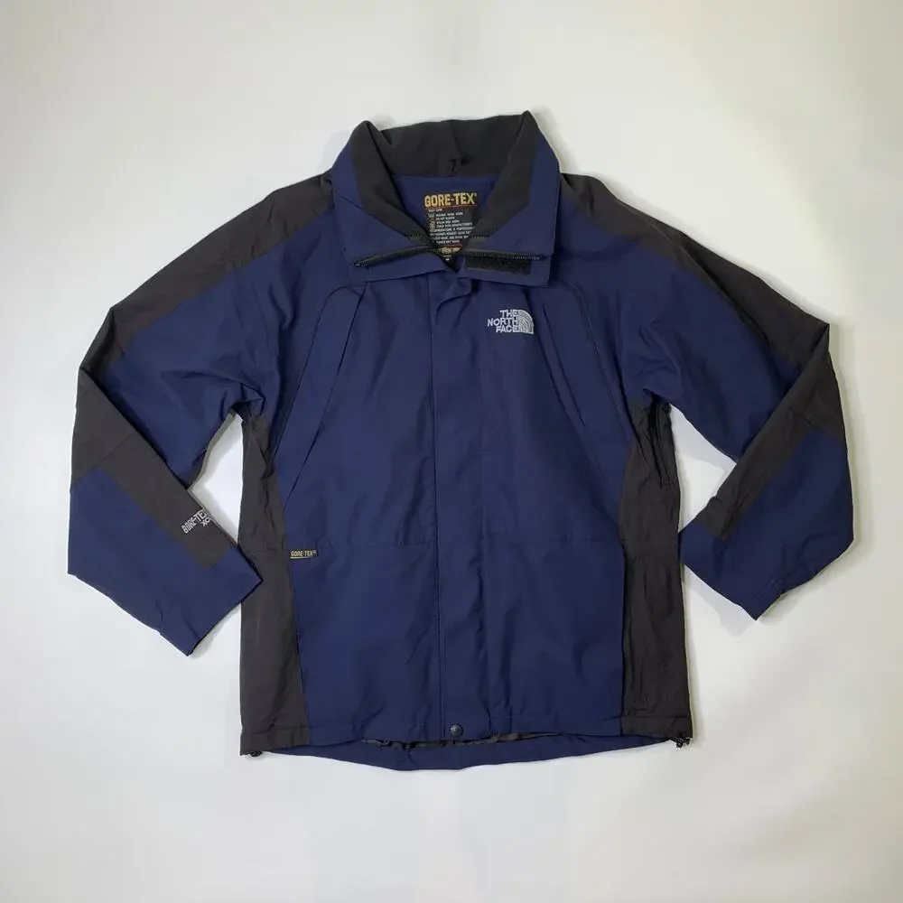 The North Face Jacket Men Medium Navy Black Summit Series GoreTex XCR Waterproof